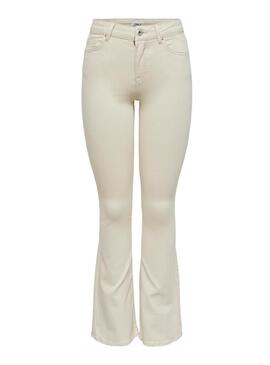 Pantaloni di jeans Only Blush beige per donna