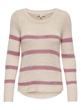 Maglia Only Geena beige per donna