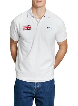 Polo Pepe Jeans Union Polo bianco per uomo