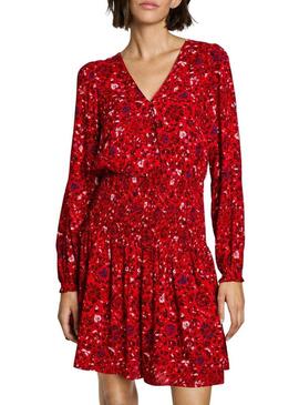 Abito Pepe Jeans Cecile rosso per donna