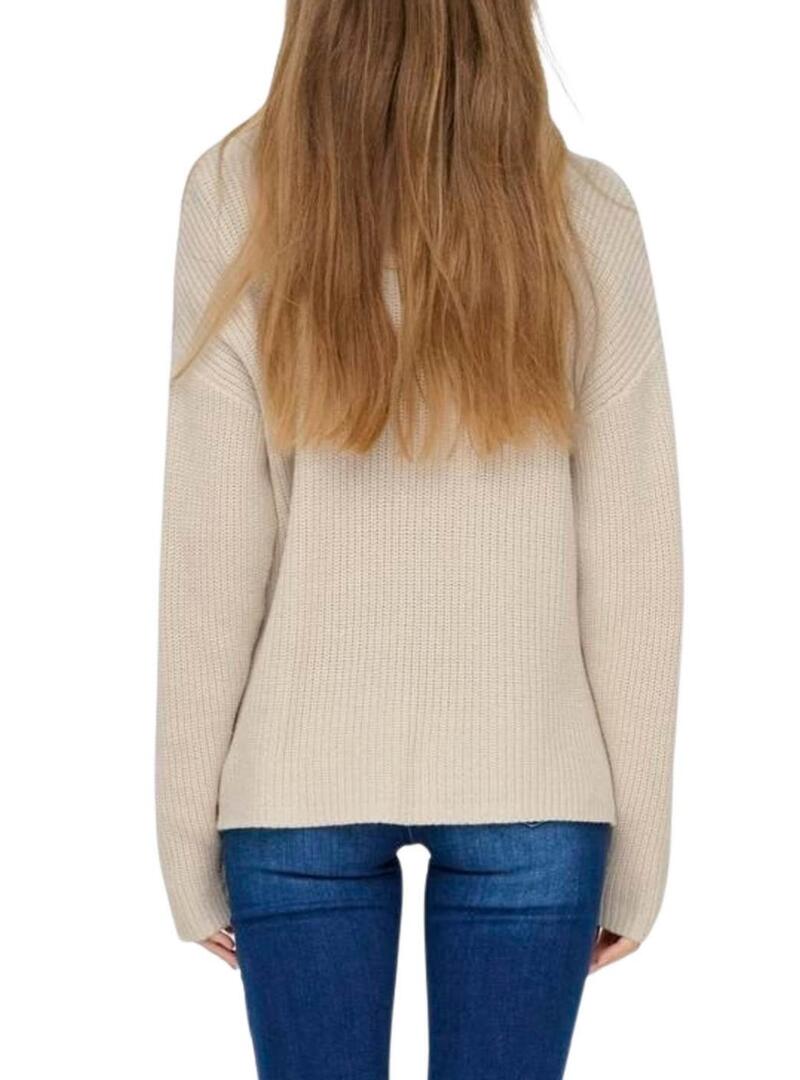 Maglia Only Lluna beige per donna