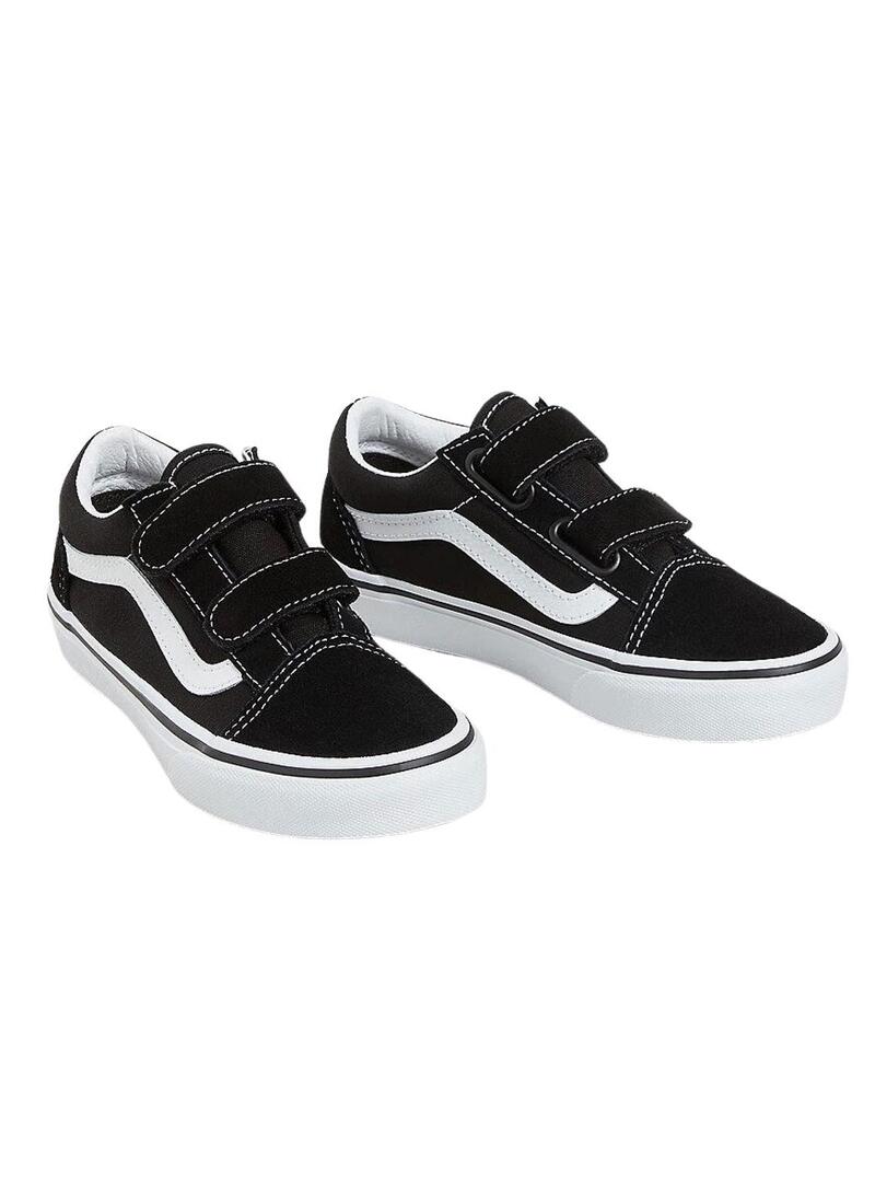 Scarpe Vans UY Old Skool Bianche e nere per bambini