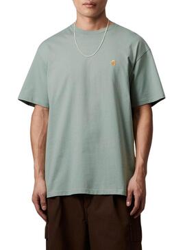 Maglietta Carhartt Chase verde per uomo