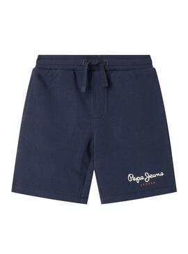 Bermuda Pepe Jeans Art blu navy per bambino