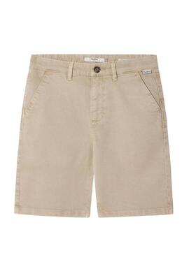 Bermuda Pepe Jeans beige per bambini