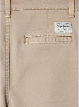 Bermuda Pepe Jeans beige per bambini