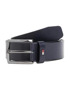 Cintura Tommy Hilfiger Denton blu navy per uomo