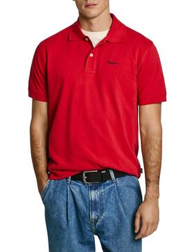 Polo Pepe Jeans Essential rosso per uomo