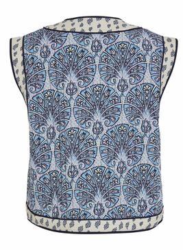 Gilet Vila Delphine blu per donna.