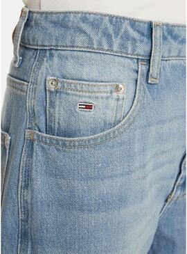 Pantaloni in denim Tommy Jeans Mia blu per donna