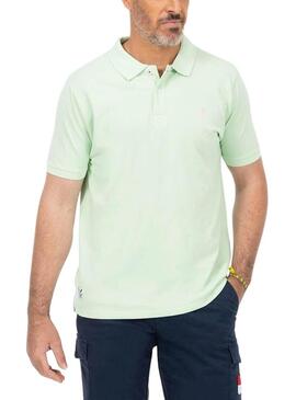 Polo El Pulpo Basic Verde per Uomo