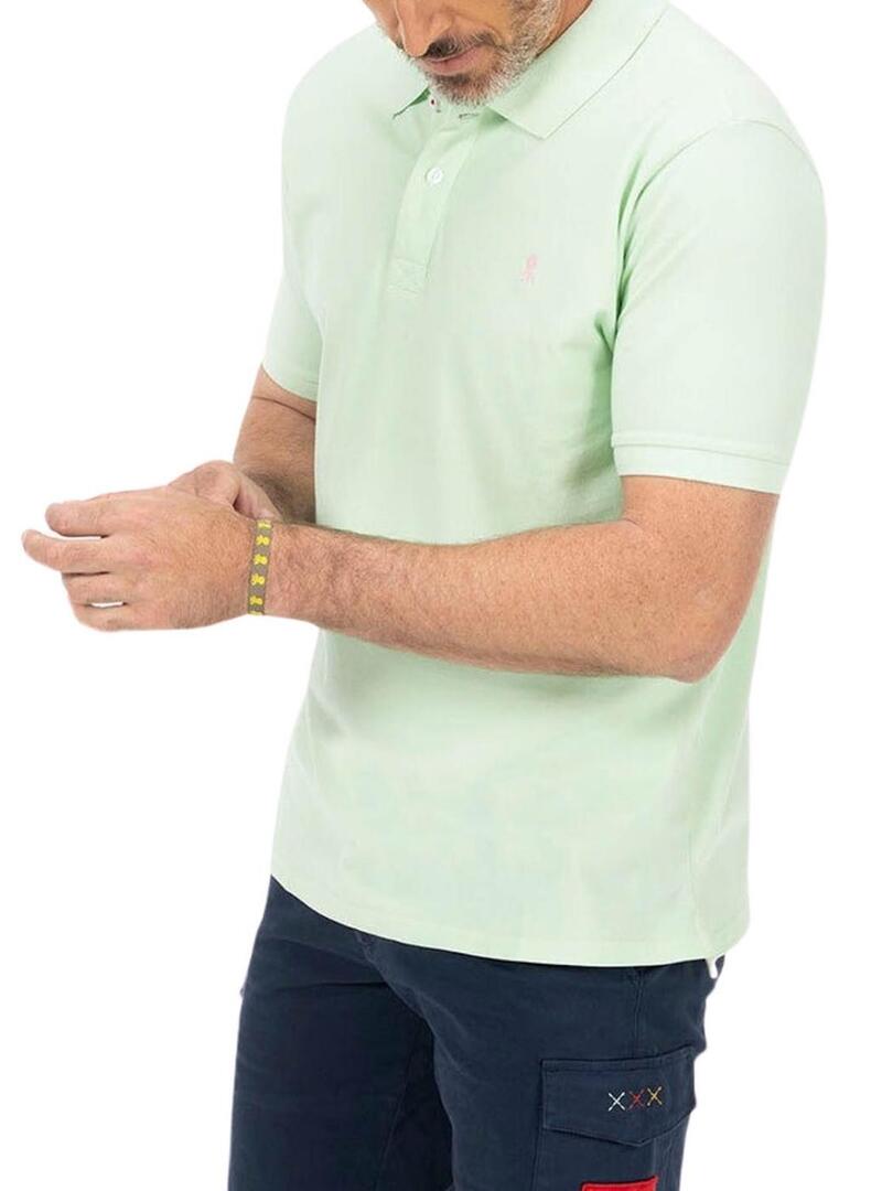 Polo El Pulpo Basic Verde per Uomo