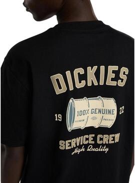 Maglietta Dickies Service nera per uomo.