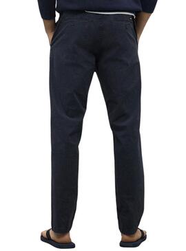 Pantaloni Ecoalf Ethic blu marino per uomo