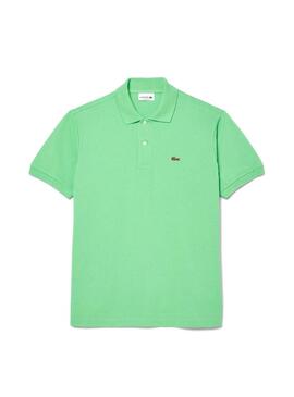 Polo Lacoste Piqué L.12.12 verde per uomo