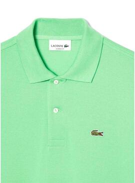 Polo Lacoste Piqué L.12.12 verde per uomo