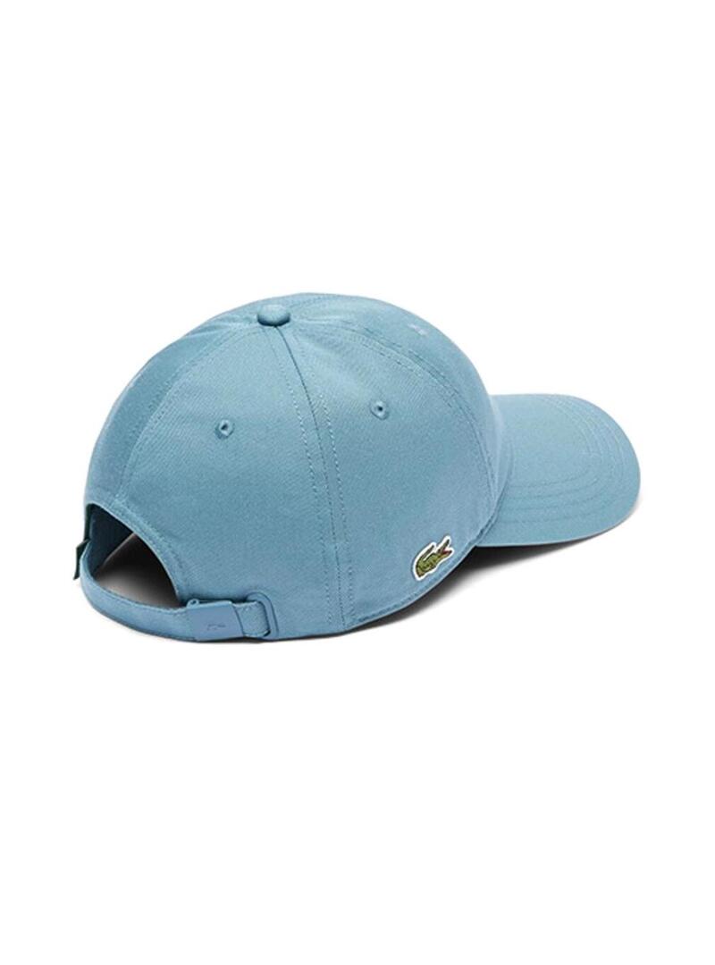 Cappello Lacoste in twill blu per uomo e donna