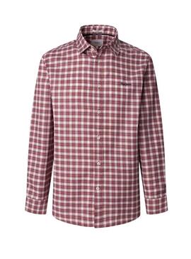 Camicia Pepe Jeans Alfred rossa per uomo