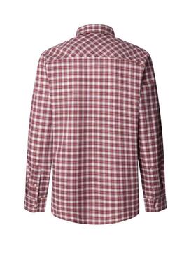 Camicia Pepe Jeans Alfred rossa per uomo