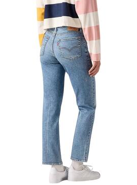 Jeans Levis 724 a vita alta dritti per donna.