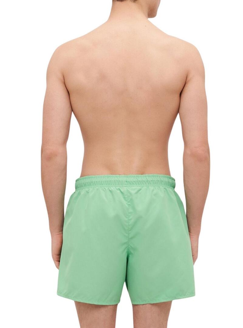 Costume da bagno Lacoste verde ad asciugatura rapida per uomo.