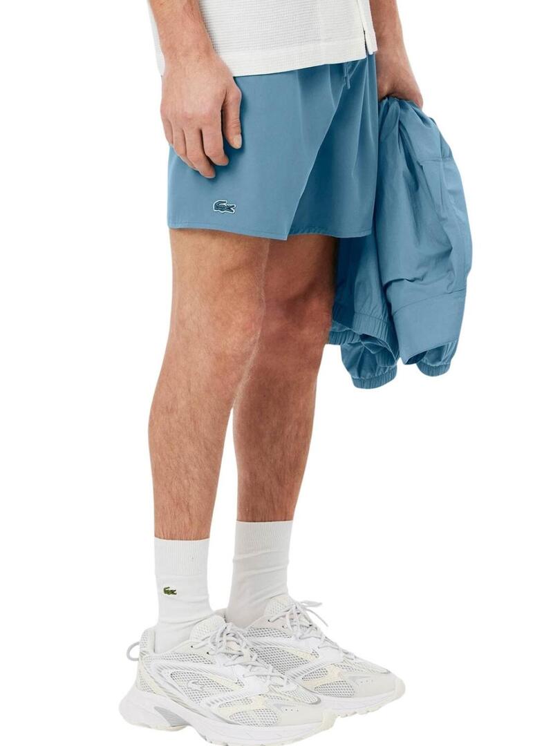 Costume da bagno Lacoste blu ad asciugatura rapida per uomo