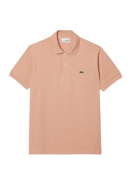 Polo Lacoste Piqué L.12.12 corallo per uomo.