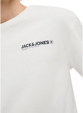 Maglietta Jack and Jones Hawaii beige per uomo