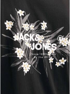 Maglietta Jack and Jones Hawaii nera per uomo