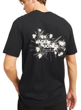 Maglietta Jack and Jones Hawaii nera per uomo