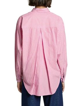 Camicia Pepe Jeans Charisma rosa per donna