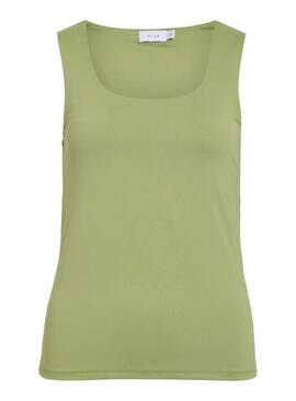 Top Vila Kenza verde per donna