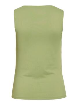 Top Vila Kenza verde per donna