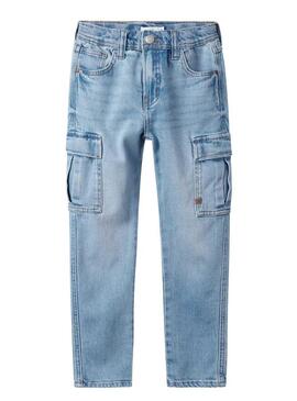 Pantaloni di jeans Name It Silas tap cargo per bambino