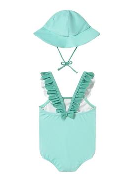 Costume da bagno e cappello Mayoral Sirena per bambini