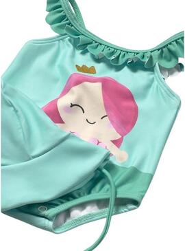 Costume da bagno e cappello Mayoral Sirena per bambini