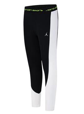 Leggings Jordan Sport Dri-Fit neri per bambina.