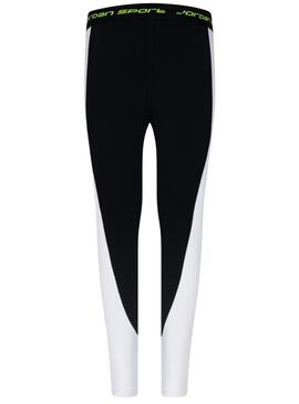 Leggings Jordan Sport Dri-Fit neri per bambina.