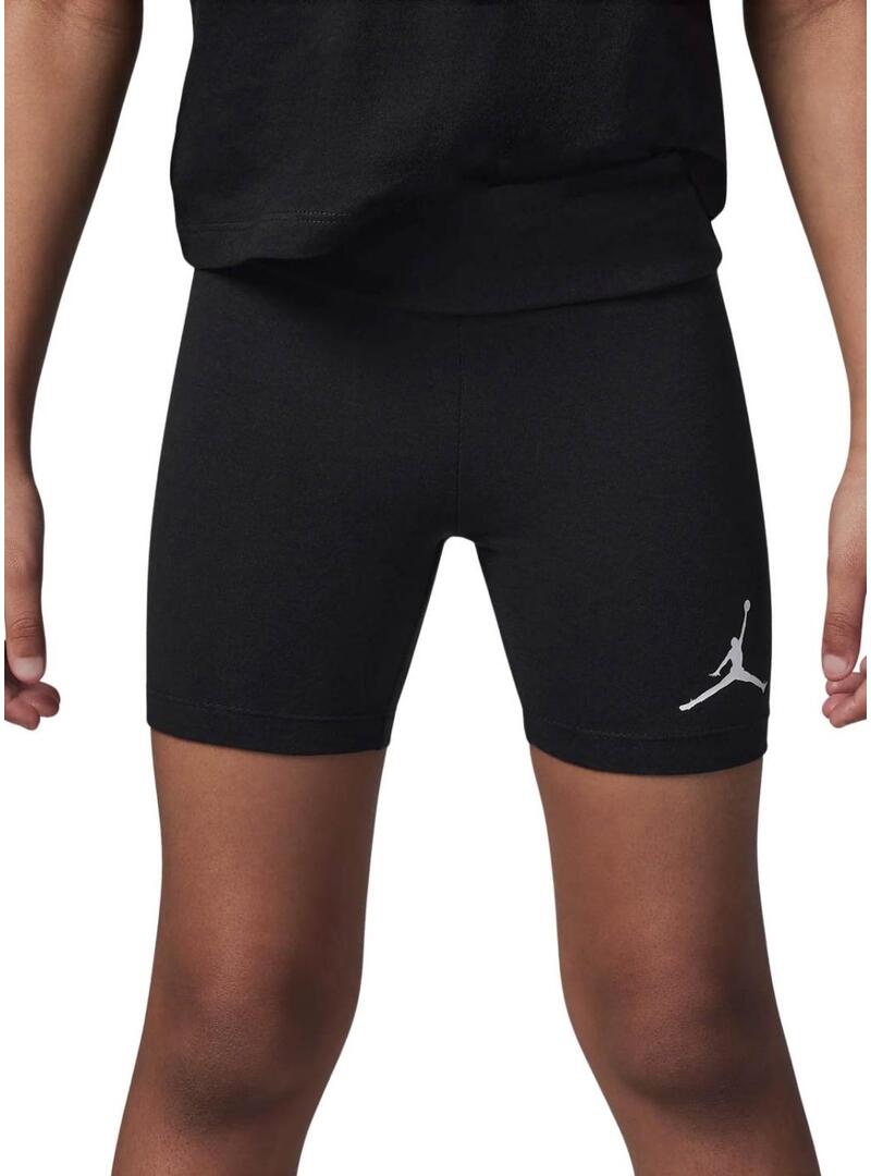 Shorts Jordan Essential bike neri per bambina