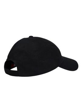 Cappellino Tommy Jeans Linear nero per uomo e donna