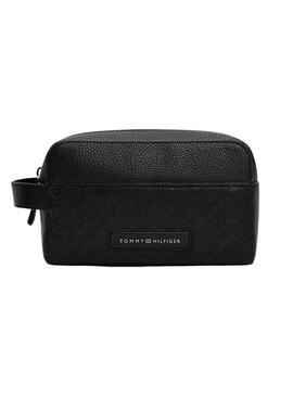 Necessaire Tommy Hilfiger Monogram nero per uomo