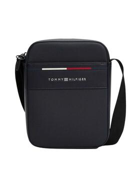 Borsa Tommy Hilfiger Foundation Mini blu marino per uomo