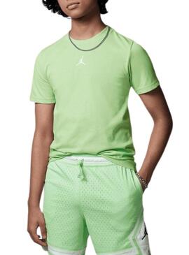 Maglietta Jordan Sport Dri-Fit verde per bambino