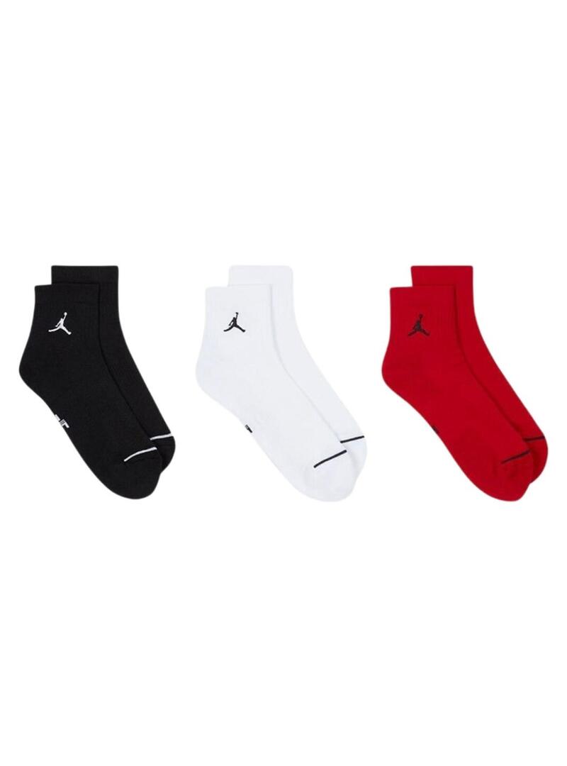 Pacco di 3 paia di calzini Junior Jordan Jumpman Crew multicolore per bambino e bambina