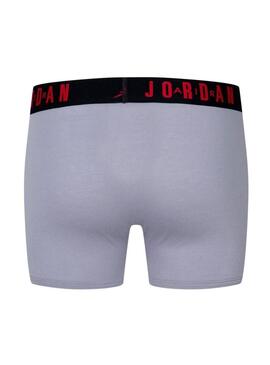 Pacco di tre boxer Jordan Flight Cotton multicolore per uomo