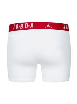 Pacco di tre boxer Jordan Flight Cotton multicolore per uomo