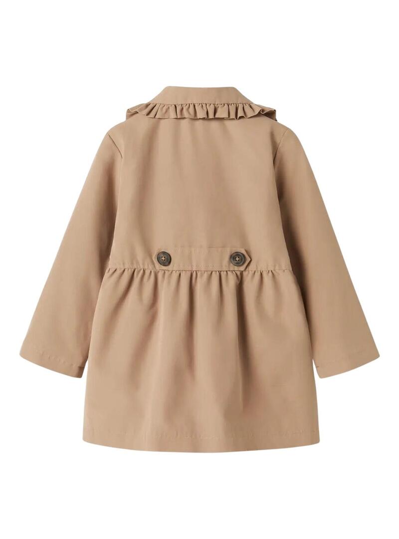 Gabardina Name It Madelin Trench Coat beige ragazza