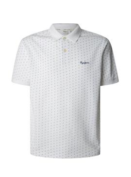 Polo Pepe Jeans Basil bianco per uomo