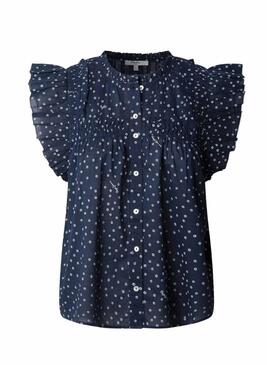 Blusa Pepe Jeans Dialla blu scuro per donna