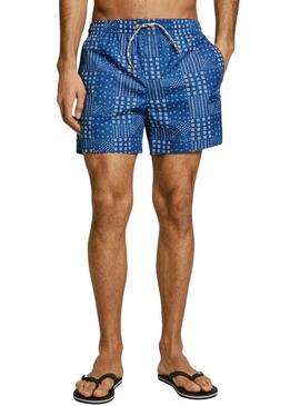 Costume da bagno Pepe Jeans Patchwork blu per uomo